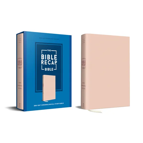 The Bible Recap 365-Day Chronological Study Bible: English Standard Version - Imitation Leather, Pink - Imitation Leather