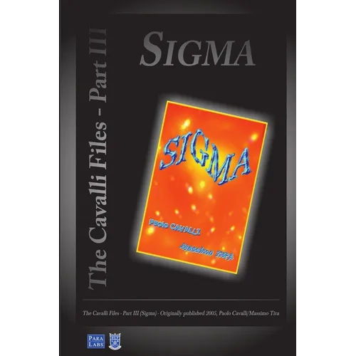 Sigma: The Cavalli Files III - Paperback
