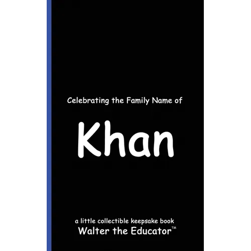 Celebrating the Family Name of Khan - Paperback