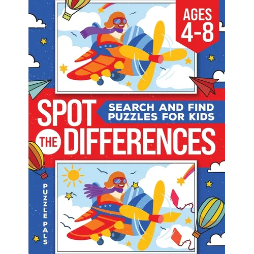 Spot The Differences: Search and Find Puzzles for Kids - Paperback