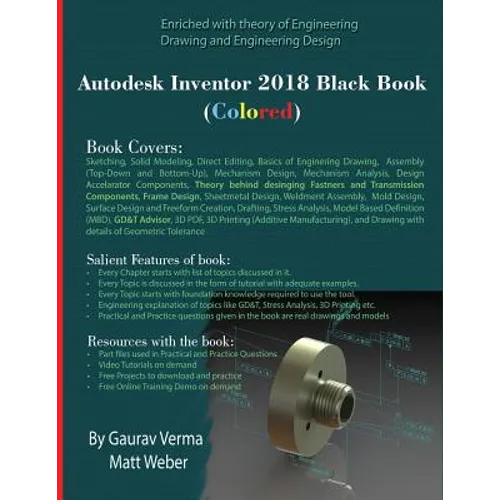 Autodesk Inventor 2018 Black Book (Colored) - Paperback