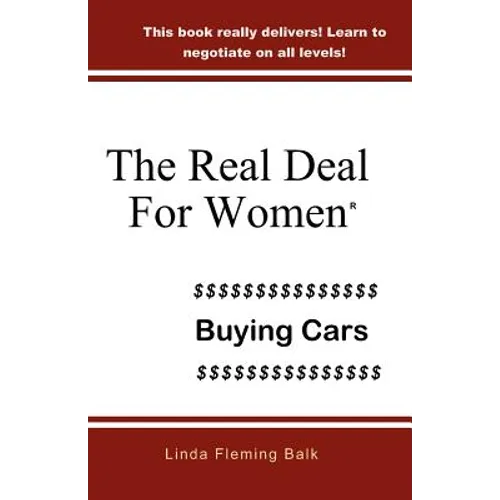 The Real Deal For Women: Buying Cars - Paperback