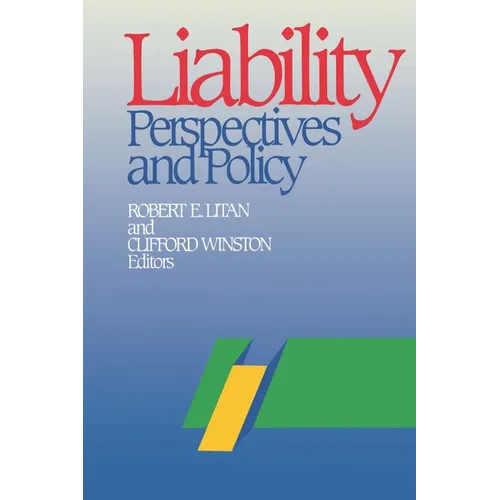 Liability: Perspectives and Policy - Paperback