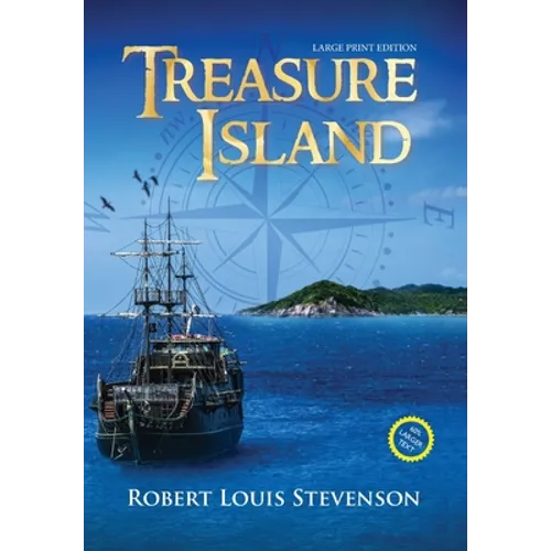 Treasure Island (Annotated, Large Print) - Hardcover