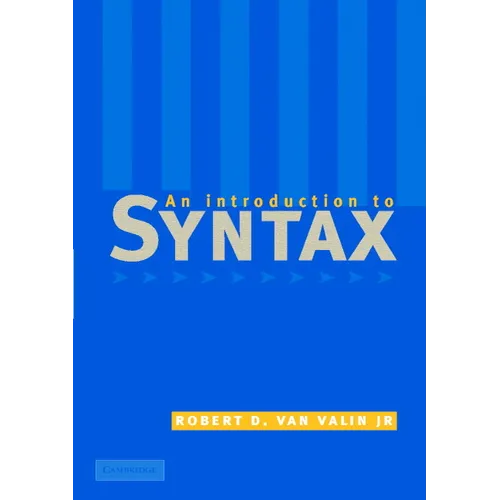 An Introduction to Syntax - Paperback