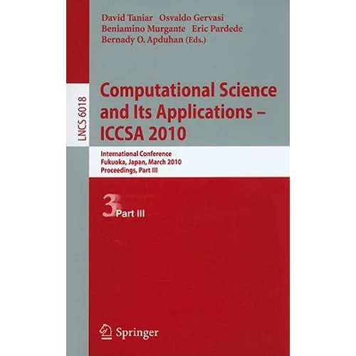 Computational Science and Its Applications--ICCSA 2010 - Paperback