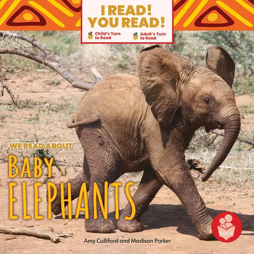 We Read about Baby Elephants - Paperback
