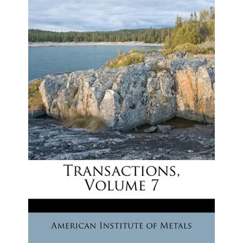 Transactions, Volume 7 - Paperback