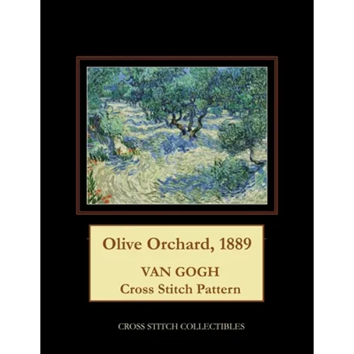 Olive Orchard, 1899: Van Gogh Cross Stitch Pattern - Paperback