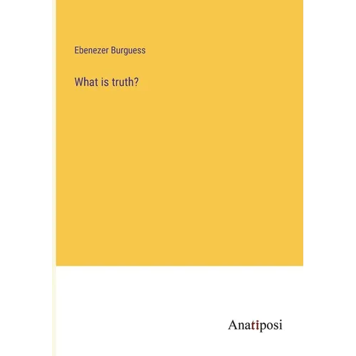 What is truth? - Paperback