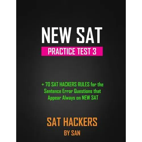 SAT Hackers: All the logic and rules behind the every single sat question - Paperback
