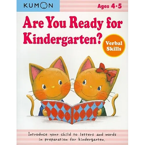 Kumon Are You Ready for Kindergarten Verbal Skills - Paperback