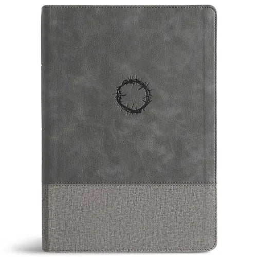 CSB Super Giant Print Reference Bible, Optimal Type, Digital Study Edition, Charcoal Leathertouch - Imitation Leather