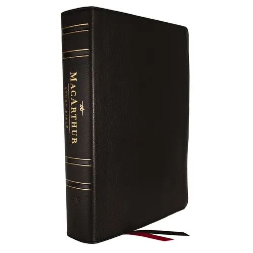 Esv, MacArthur Study Bible, Black Genuine Leather: Unleashing God's Truth One Verse at a Time (Holy Bible, English Standard Version) - Leather