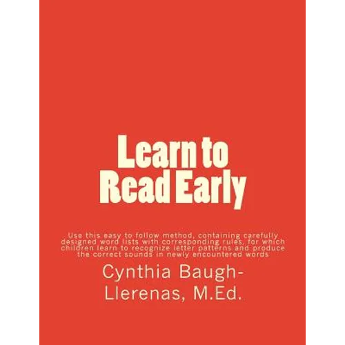 Learn to Read Early - Paperback