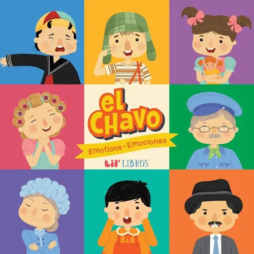 El Chavo: Emotions / Emociones (Bilingual: English/Spanish) - Board Book