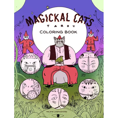 Magickal Cats Tarot Coloring Book - Paperback