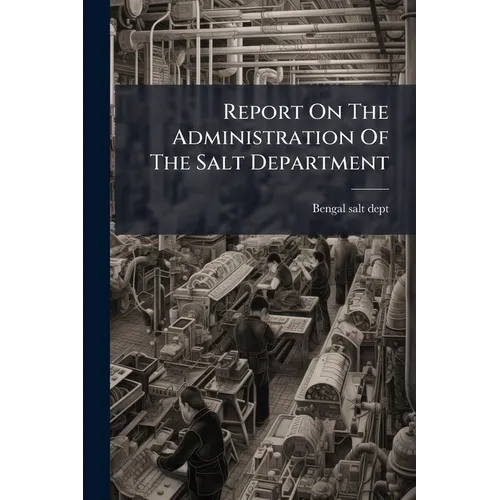 Report On The Administration Of The Salt Department - Paperback