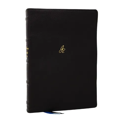 The Jonathan Edwards Study Bible: Experience Abiding Joy in Christ (Nkjv, Black Genuine Leather, Red Letter, Comfort Print) - Leather