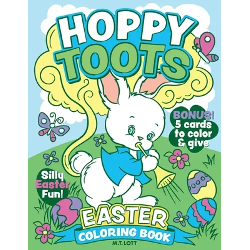 Hoppy Toots Easter Coloring Book - Paperback