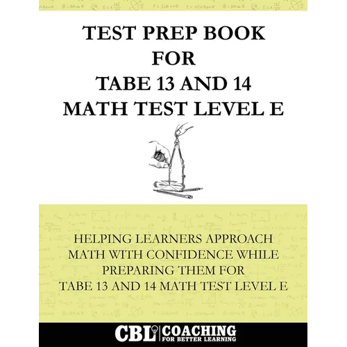Test Prep Book for TABE 13 and 14 Math Test Level E - Paperback