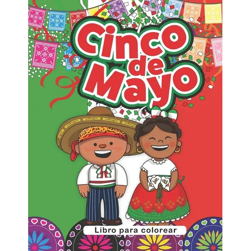Cinco de Mayo: Libro para colorear - Paperback