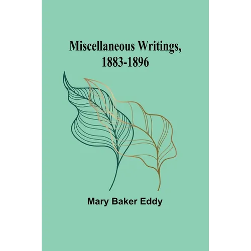 Miscellaneous Writings, 1883-1896 - Paperback