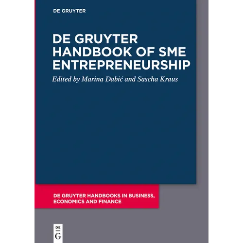 de Gruyter Handbook of SME Entrepreneurship - Paperback