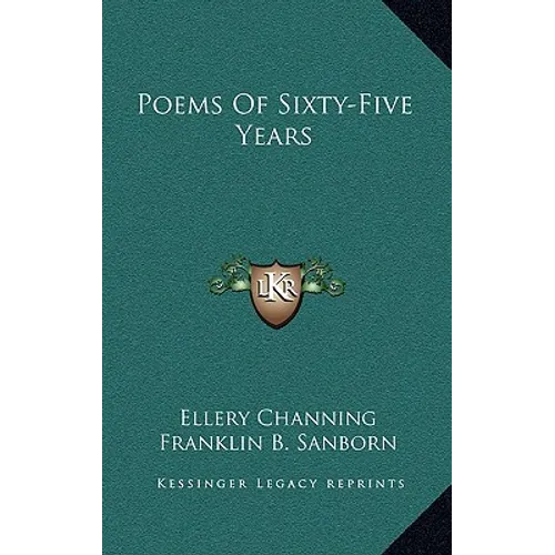 Poems Of Sixty-Five Years - Hardcover