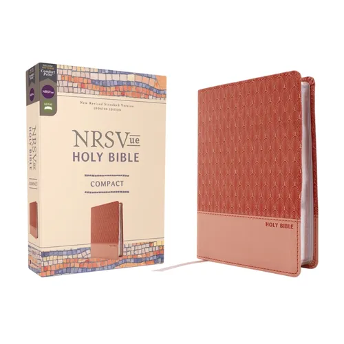 Nrsvue, Holy Bible, Compact, Leathersoft, Peach, Comfort Print - Imitation Leather
