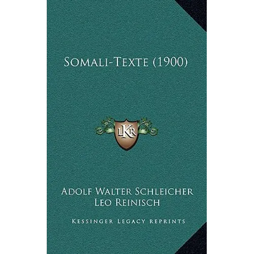 Somali-Texte (1900) - Paperback