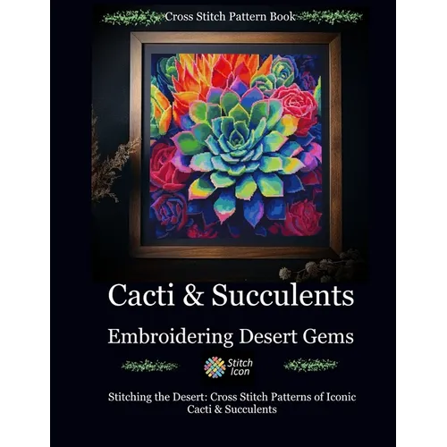 Cross Stitch Pattern Book: Cacti and Succulents - Embroidering Desert Gems: Stitching the Desert: Cross Stitch Patterns of Iconic Cacti and Succulents - Paperback
