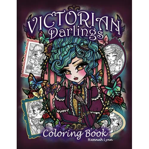 Victorian Darlings Coloring Book - Paperback