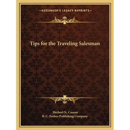 Tips for the Traveling Salesman - Paperback