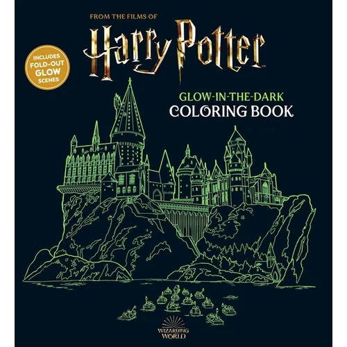 Harry Potter Glow-In-The-Dark Coloring Book - Paperback