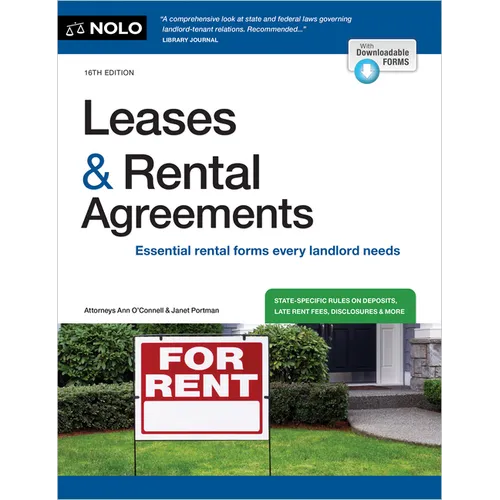 Leases & Rental Agreements - Paperback