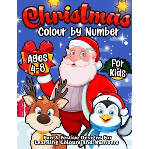 Xmas Colour By Number - Paperback