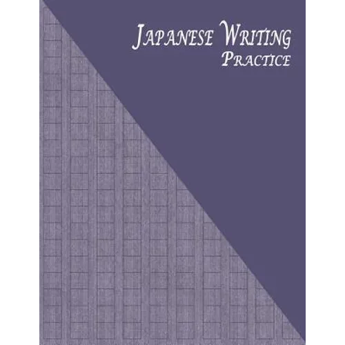 Japanese Writing Practice: A Book for Kanji, Kana, Hiragana, Katakana & Genkouyoushi Alphabet - Striped Kraft (Purple) - Paperback