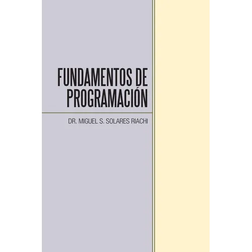 Fundamentos De Programación - Paperback