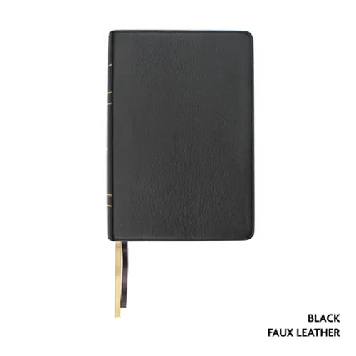 Legacy Standard Bible, Large Print Wide Margin, Paste-Down Black Faux Leather - Imitation Leather
