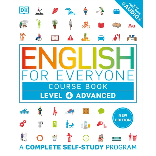 English for Everyone Course Book Level 4 Advanced: A Complete Self-Study Program - Hardcover