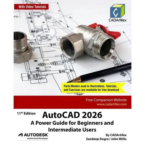 AutoCAD 2026: A Power Guide for Beginners and Intermediate Users - Paperback
