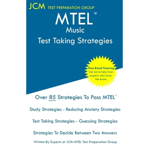 MTEL Music - Test Taking Strategies - Paperback