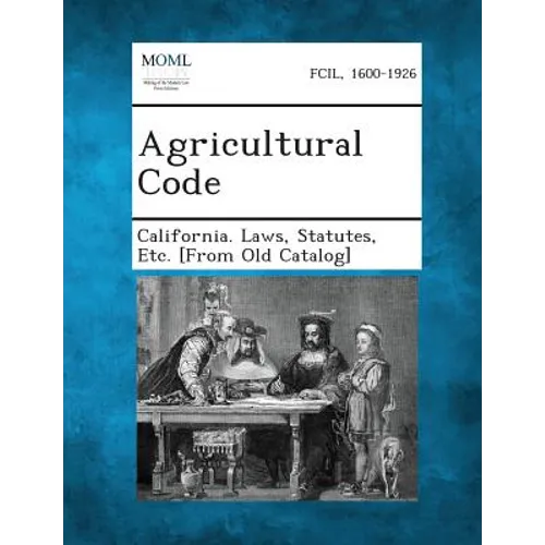 Agricultural Code - Paperback