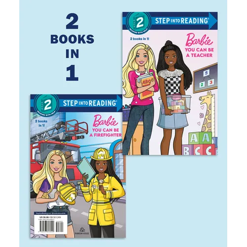 You Can Be a Teacher/You Can Be a Firefighter (Barbie) - Paperback