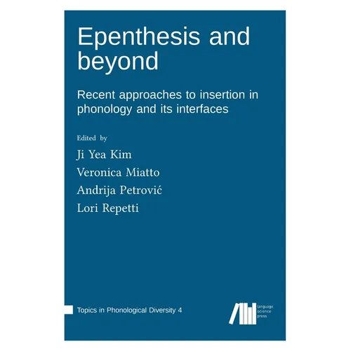 Epenthesis and beyond - Hardcover