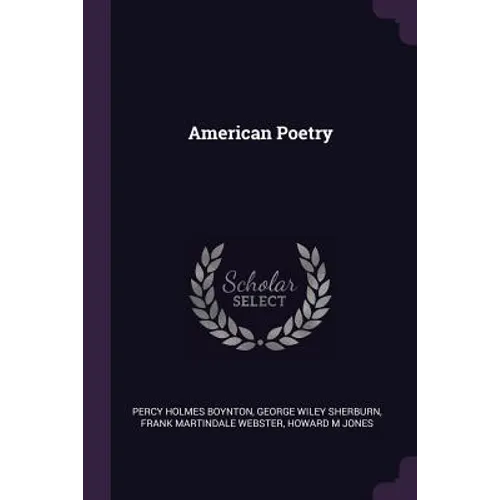 American Poetry - Paperback