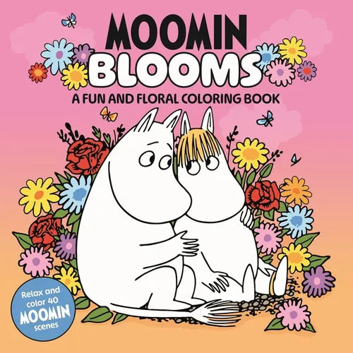 Moomin Blooms: A Fun and Floral Coloring Book - Paperback