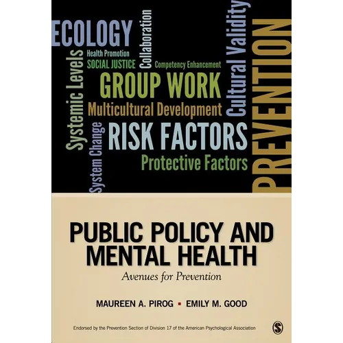 Public Policy and Mental Health: Avenues for Prevention - Paperback