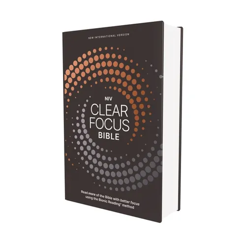 Niv, Clear Focus Bible, Hardcover, Charcoal/Copper: Read More of the Bible with Better Focus - Hardcover